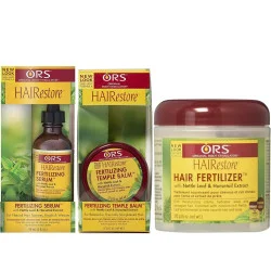HAIRestore Fertilizer serum 59ml, Temple balm 57g & Hair Fertilizer 170g